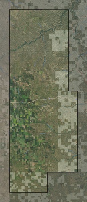 Golden Valley County ND USGS imagery and topo map