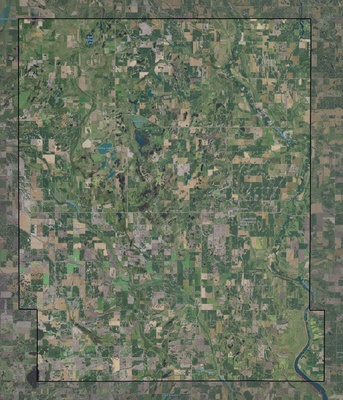 Griggs County ND USGS imagery and topo map