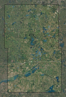 Kidder County ND USGS imagery and topo map