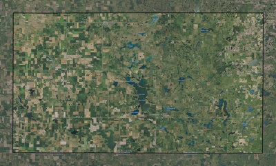 McIntosh County ND USGS imagery and topo map