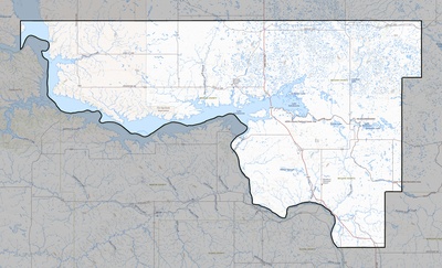 McLean County ND USGS topo map