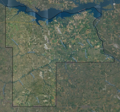 Mercer County ND USGS imagery and topo map