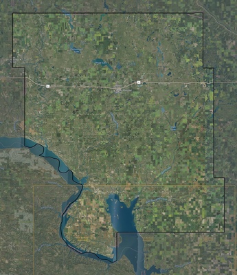 Mountrail County ND USGS imagery and topo map