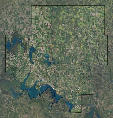 Ramsey County ND USGS imagery and topo map