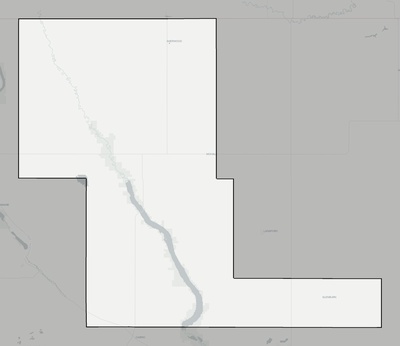 Renville County ND county basemap context
