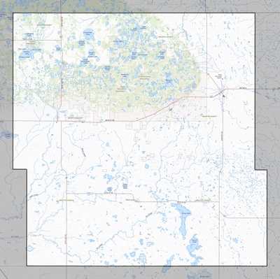 Rolette County ND USGS topo map