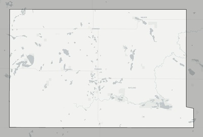 Sargent County ND county basemap context