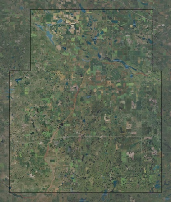 Sheridan County ND USGS imagery and topo map