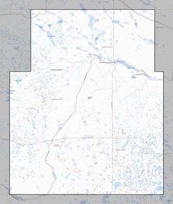 Sheridan County ND USGS topo map
