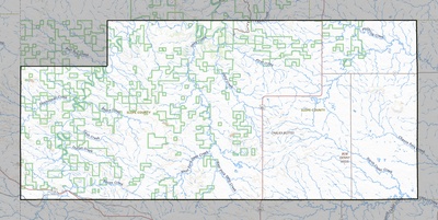 Slope County ND USGS topo map