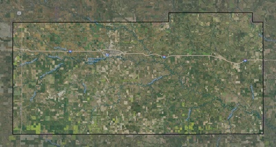 Stark County ND USGS imagery and topo map