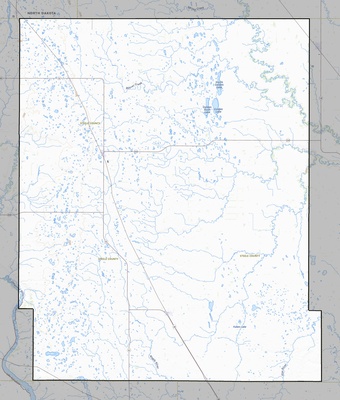 Steele County ND USGS topo map