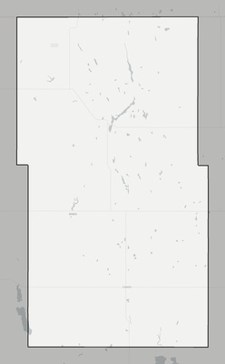 Towner County ND county basemap context