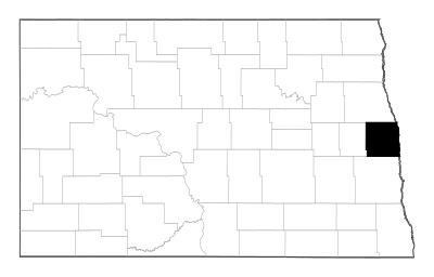 Traill County in North Dakota