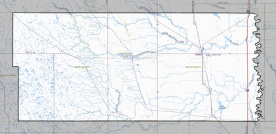 Walsh County ND USGS topo map