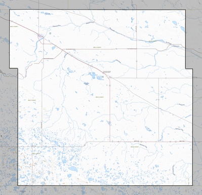 Wells County ND USGS topo map
