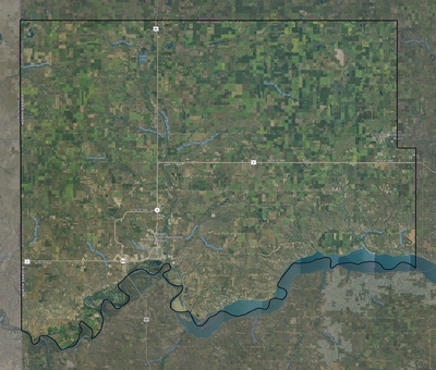 Williams County ND USGS imagery and topo map