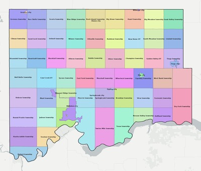 Williams County ND subdivision map preview