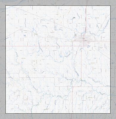 Adams County NE USGS topo map