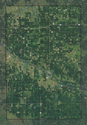 Antelope County NE USGS imagery and topo map