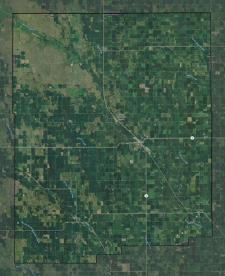 Boone County NE USGS imagery and topo map