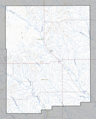 Boone County NE USGS topo map