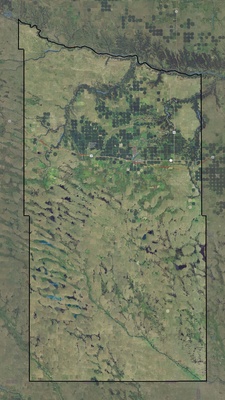 Brown County NE USGS imagery and topo map