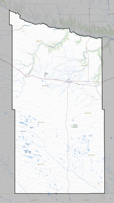 Brown County NE USGS topo map
