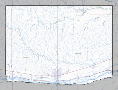 Buffalo County NE USGS topo map