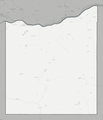 Butler County NE county basemap context
