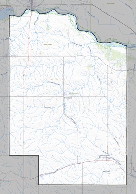 Cedar County NE USGS topo map