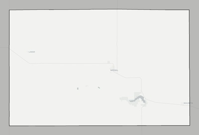 Chase County NE county basemap context