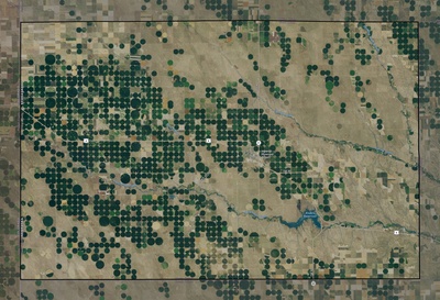 Chase County NE USGS imagery and topo map
