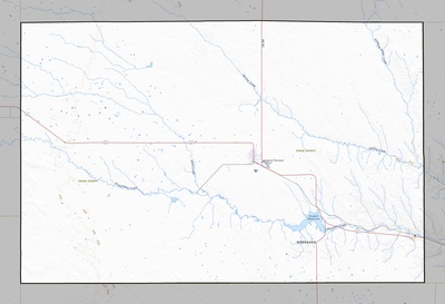 Chase County NE USGS topo map