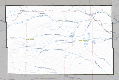 Cherry County NE USGS topo map