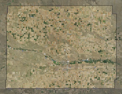 Cheyenne County NE USGS imagery and topo map