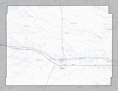 Cheyenne County NE USGS topo map