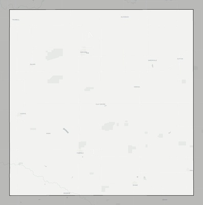 Clay County NE county basemap context