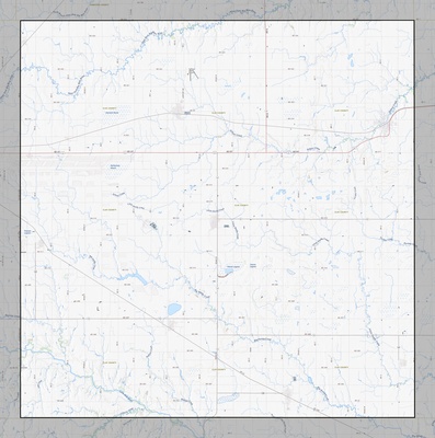 Clay County NE USGS topo map