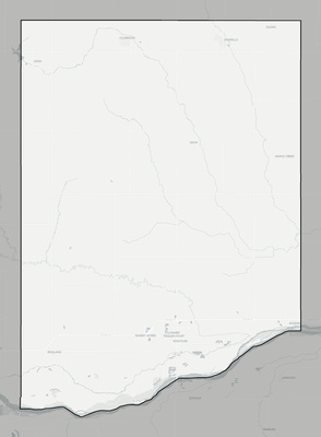 Colfax County NE county basemap context