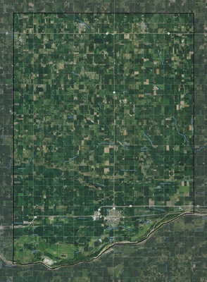 Colfax County NE USGS imagery and topo map