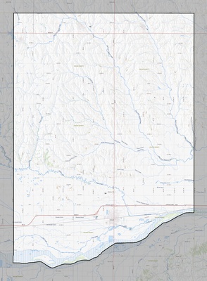 Colfax County NE USGS topo map