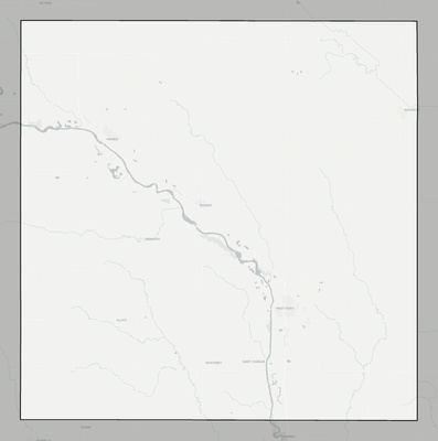 Cuming County NE county basemap context