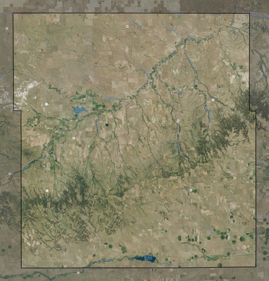 Dawes County NE USGS imagery and topo map