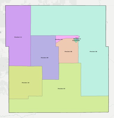 Dawes County NE townships and subdivisions map