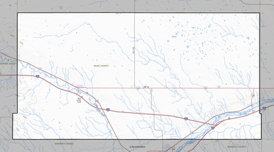Deuel County NE USGS topo map