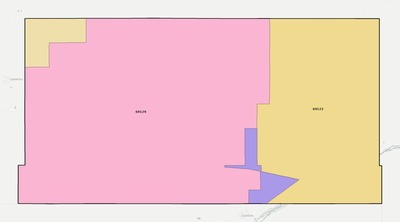 Deuel County NE ZIP code boundaries map