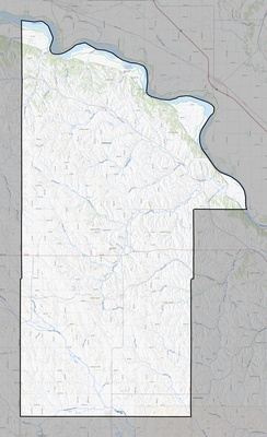Dixon County NE USGS topo map