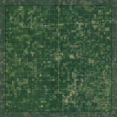 Fillmore County NE USGS imagery and topo map