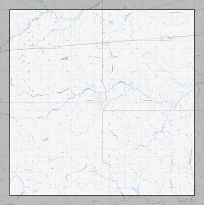 Fillmore County NE USGS topo map